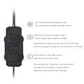Miniatyrbillede 6 af 8: 5V 3Pin ARGB Controller SATA Strømforsyning Mini RGB LED