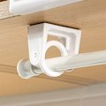 Miniatyrbilde 3 av 7: 4  stykker 360° Roterbar Uttrekkbar Stang Fiksator for Ikke-boring Sterk klebende kroker håndkle stang dusj gardin stang brakett
