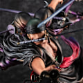 Miniatyrbillede 2 af 7: One Piece Roronoa Zoro Nine knive Flow Anime Figur Model Desktop Ornaments Action Figur Legetøj