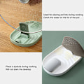 Miniatyrbilde 4 av 5: Polykrom foldbar nordisk stil gryte holder lokk spade oppbevaring stativ
