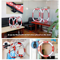 Miniatyrbillede 2 af 4: LDARC Rund RC Drone FPV Racing Gate Flying Crossing Dør 780mm Med Base