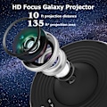 Miniatyrbilde 6 av 7: Natt Lys Galaxy Projektor Starry Sky Projector 360° Rotate Planetarium Lampe