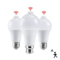 Pikkukuva 1 / 8: 85-265V E27 PIR liike anturi lamppu 12W 15W 18W LED polttimo liiketunnistimella