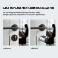 Miniatyrbillede 4 af 9: Smart Electronic Dør Lås med DIY Cylinder Core Fingerprint APP nøgler IC Card Lås op
