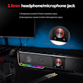 Pikkukuva 5 / 6: Darknets tuki Bluetooth Langaton aux 3.5 surround RGB kaiuttimet pylväs ääni palkki