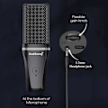 Miniatyrbilde 4 av 6: Samling Zealsound RGB opptak mikrofon med leddet arm/USB kondensator mikrofon med stativ for spill