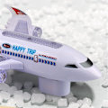 Miniatyrbillede 4 af 5: Fly Legetøj For Børn Fly Legetøj For Børn Med Lys Og Lyde Gør det selv Samlet Flyvemaskine Model Elektrisk Legetøj