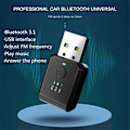 Pikkukuva 3 / 6: Auto Bluetooth 5.1 FM01 lähetin vastaanotin handsfree puhelu mini USB virta auto sarja