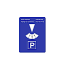 Miniatyrbillede 1 af 4: Bil parkering skive timer plastik skive parkering tid værktøj bærbar parkeringsplads ur ankomst tid display timer ur