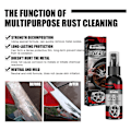 Miniatyrbillede 4 af 6: 30ML Multi Purpose Rust Fjerner Spray Metal Overflade Krom Maling Bil Vedligeholdelse Jern Pulver Rengøring Super Rust Fjerner Renser