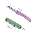 Miniatyrbilde 4 av 9: Hello Kitty Cinnamoroll Portable Mini Reise Husholdning Peeler Mat Kniv