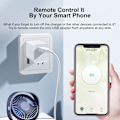 Miniatyrbild 2 av 7: Smart Micro USB Adaptor Switch 5V WiFi Mini USB Ström Adaptor Fungerar med Alexa Alice
