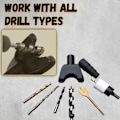 Miniatyrbillede 5 af 7: Håndfri Støv Opsamler 8lbs til Alle Drill Bits Støv Sug Opsamler
