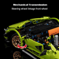 Miniatyrbilde 2 av 8: Teknisk Byggeblokker Racing Bil Statisk Modell Eller Fjernkontroll Elektrisk RC Bil Versjon Valgfritt Konstruksjon Leker