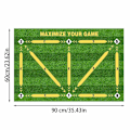 Miniatyrbild 3 av 6: Fotboll Fotsteg Träning Vikbar Matta Entré Dörr Matta Halkskydd