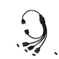 Pikkukuva 8 / 10: RGB SYNC Jakaja, 12V 4Pin RGB / 5V 3Pin ARGB SYNC HUB siirto jatkokaapeli