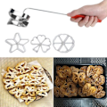 Miniatyrbilde 2 av 6: Støpe Rosett Jern Mugg Sett 5/7stk Bunuelos Mugg Med Håndtak Timbale Konditor Verktøy Achappam Cookie Maker