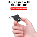 Miniatyrbillede 3 af 5: Mini Power Bank 30000mAh Bærbar Ekstern Batteri Pakke Indbygget Kabel Power banker Reserve Batterier