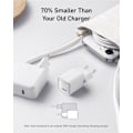 Miniatyrbillede 6 af 6: bærbar oplader USB Oplader tpye c Hurtig oplader til MacBook Air iPhone