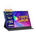 Miniatyrbilde 1 av 7: 10,5 Tommer 1280P Ultra Portable Monitor 16:10 IPS 60Hz Game Screen