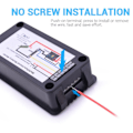 Miniatyrbild 2 av 6: LCD Display DC Batteri Monitor Meter Voltmeter Amperemeter