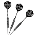 Miniatyrbild 1 av 5: Hög kvalitet 3 delar 24g Professionell Flygande Dart Stål Nål Spets Dart Sport Utomhus Inomhus Underhållning Spel Tillbehör