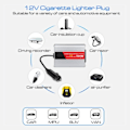 Miniatyrbillede 2 af 5: 300W DC 12V til 220V AC Strøm Inverter Konverter med USB Bil Adapter Auto Oplader Konverter Bil Power Inverter