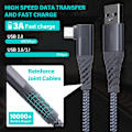 Miniatyrbilde 3 av 8: 5M Link Cable for Oculus Quest 2 USB 3.1 Gen 1 Data Transfer