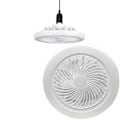 Miniatyrbild 1 av 7: 2-i-1 Tre-växlad läge LED Fläkt Ljus LED Lampa Bead E27 Screw Fläkt Light