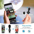 Miniatyrbild 8 av 11: Trådlös Lavalier Mikrofon Bärbar Ljud Video Inspelning Mini Mic för iPhone Android Live Broadcast Gaming Phone Mic