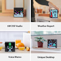 Miniatyrbild 6 av 7: Evo Bluetooth Bärbar Högtalare med Klocka Alarm Programmerbar LED Display för Pixel Art Creation