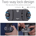 Miniatyrbilde 4 av 11: Universal DSLR Kamera Gimbal Arca Swiss Quick Release Plate Clamp Quick Switch Stativ Slider Mount