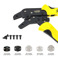 Miniatyrbillede 6 af 7: Wire Crimpers Multifunktionel Engineering Ratcheting Terminal Crimping Tang