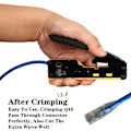 Miniatyrbild 5 av 5: Pass Through Crimping Verktyg med 8P/6P Pass Through Ethernet Crimper