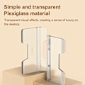Miniatyrbillede 5 af 8: Lodret Laptop Stand Transparent Desktop Gravity Holder Notebook Support