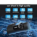 Miniatyrbillede 4 af 7: Bil DVR D6 Dash Cam til bil Video optager Voice Control Parkering tilstand