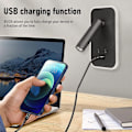 Miniatyrbilde 4 av 8: Sengen Vegg Lampe LED Vegg Lys, Vegg Montert Leselys med bryter og USB port