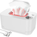 Miniatyrbild 1 av 7: Baby Wipe Warmer med LED Light USB Powered Portable Wipe Heater 40-55°C Justerable Baby Wipe Warmer