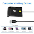 Pikkukuva 3 / 4: USB ID Smart Card Reader Electronic DNI Reader