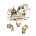 Miniatyrbillede 1 af 8: Jul advent kalender pynt træ lysende pynt gadget