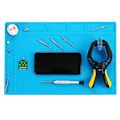 Miniatyrbillede 3 af 7: Varmebestandig Lodning Station Silicon Lodning Mat Work Pad Desk Platform