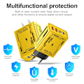 Miniatyrbillede 5 af 8: 4-Port USB C Hurtig Opladning Oplader PD Hurtig Opladning 3.0