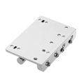 Miniatyrbillede 4 af 5: 4 Strenge Hardtail Bridge For Precision Jazz Bas Chrome 201B-4 Badass