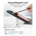 Pikkukuva 3 / 7: Nahka Magsafe Lompakko Teline kotelo iPhone 14 13 12 Pro Max Cartera Magsafe