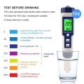 Miniatyrbillede 2 af 8: 5 in 1 TDS/EC/PH/Salinity/Ttemperatur Meter Digital Vand Kvalitet Monitor Tester for Pools, Drikke Vand, Akvarier