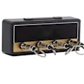 Miniatyrbillede 7 af 9: Guitar Nøglering Holder Nøgle Opbevaring Krog Væg Arrangør Dæk Rack Sort Sliver Nøgle Rack