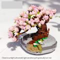 Miniatyrbillede 3 af 4: By Mini Kirsebær Træ Sukkulenter Planter Potte Planter Bygge Klodse Dekoration Klods Legetøj