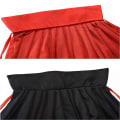 Miniatyrbillede 2 af 7: Cape Stativ krave Kasket Vendbar Sort Rød Cape Voksen Børn Vampyr Cape Halloween Fest Cosplay kostume