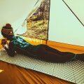 Miniatyrbillede 2 af 7: Camping måtte bærbar soveunderlag picnic skum seng madras