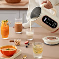 Miniatyrbillede 4 af 7: Elektrisk Soja Mælk Maskin 10-blade Klinge Morgenmad Maskine 1500ml Juicer Blender Blander